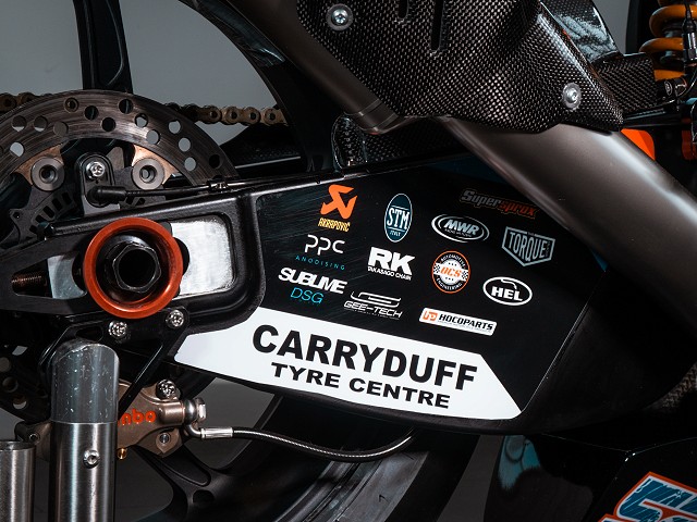 Swingarm - Our Swingarm was produced by MB in Italy, for Yamaha Racing. Full CNC for strength and reliability. We have several suspension links to work with to look for the best possible performance/grip/tyre life and different tracks and in different temperatures.