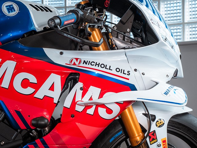 Bodywork - Produced to design by the Yamaha Racing factory in Italy, it's fully carbon fibre.